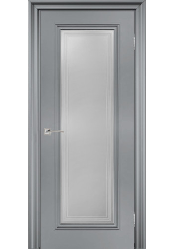 Дверь Венеция 1 Светло-серая эмаль со стеклом Дверь Венеция 1 Светло-серая эмаль со стеклом
